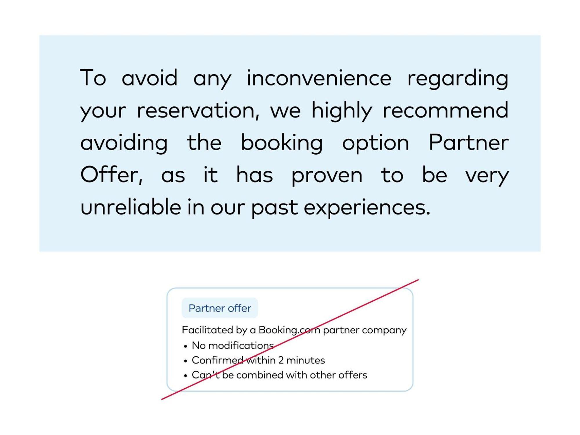 Hotel Slovenija - Terme & Wellness Lifeclass Portorož Extérieur photo A message from a hotel to a guest, advising against the use of the partner offer